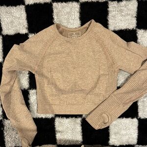 long sleeve workout top